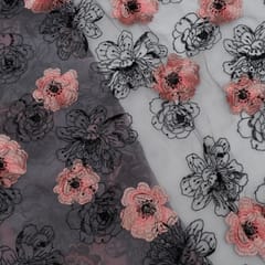 Pure Organza Embroidered Fabric
