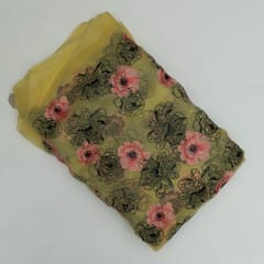 Pure Organza Embroidered Fabric