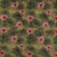 Pure Organza Embroidered Fabric