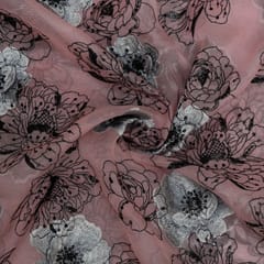 Pure Organza Embroidered Fabric
