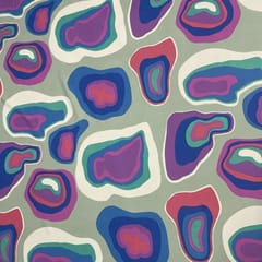 Multi Colour Rayon Printed Fabric