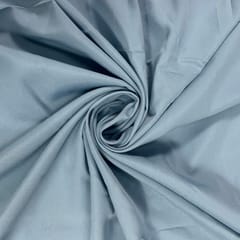 Light Grey Colour Dyed Poly Crepe Fabric (N64)