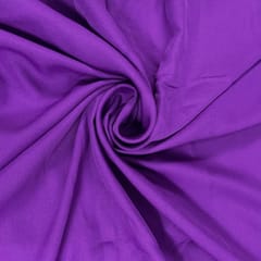 Purple Colour Dyed Poly Crepe Fabric (N40)