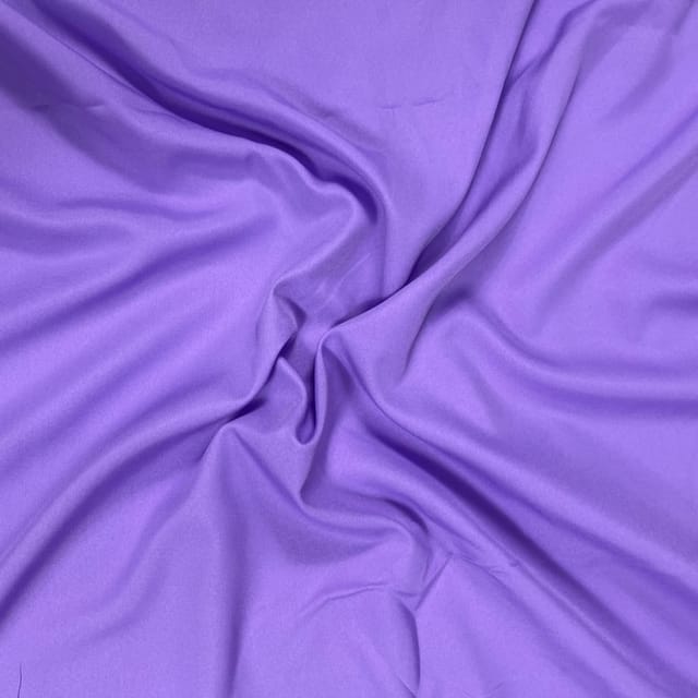 Lavender Colour Dyed Poly Crepe Fabric (N332L)