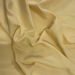 Light Yellow Colour Dyed Poly Crepe Fabric (N175L)