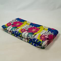 Multi Colour Linen Digital Printed Fabric