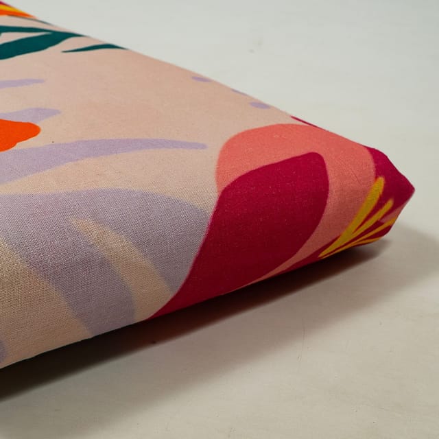 Multi Colour Linen Digital Printed Fabric