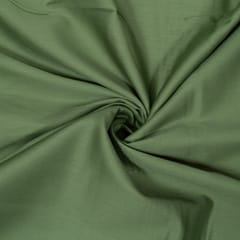 Green Colour Zara Cotton Silk Fabric