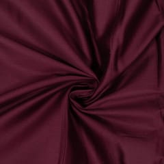 Wine Colour Zara Cotton Silk Fabric