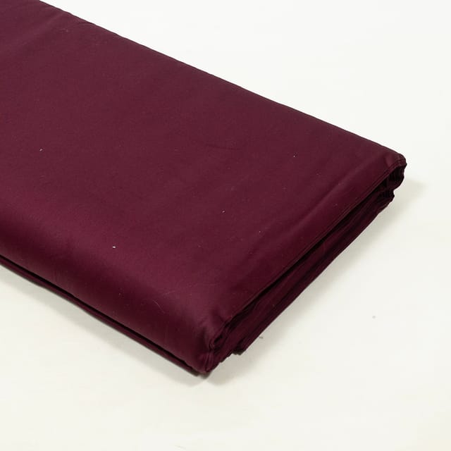 Wine Colour Zara Cotton Silk Fabric