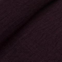 Wine Colour Imported Linen Fabric