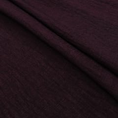Wine Colour Imported Linen Fabric