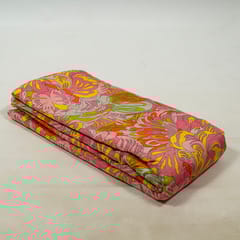 Multi Colour Muslin Digital Printed Fabric