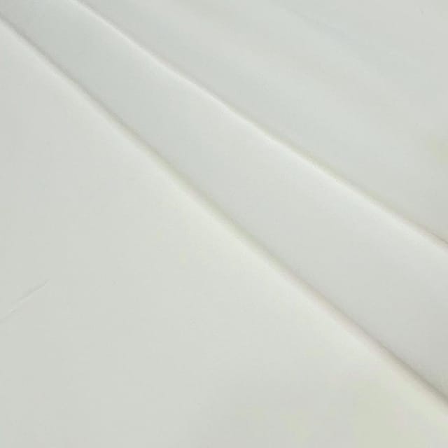 White Plain Heavy Fox Georgette Fabric