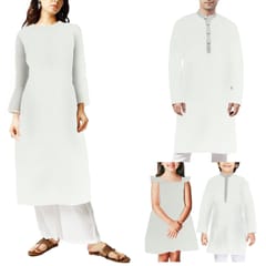 White Plain Heavy Fox Georgette Fabric