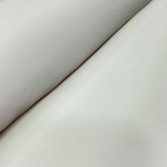 White Plain Heavy Fox Georgette Fabric
