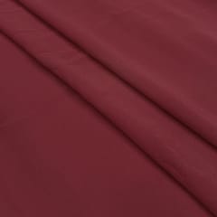 Maroon Plain Heavy Fox Georgette Fabric