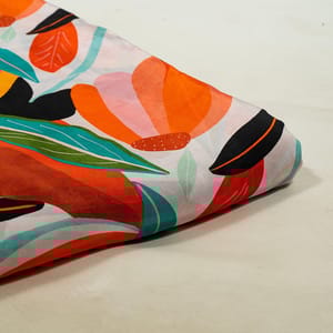 Multi Colour Viscose Natural Crepe Printed Fabric
