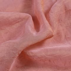 Pink Colour Crush Art Tissue Silk fabric