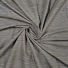 Brown Colour Cotton Cambric Printed Fabric