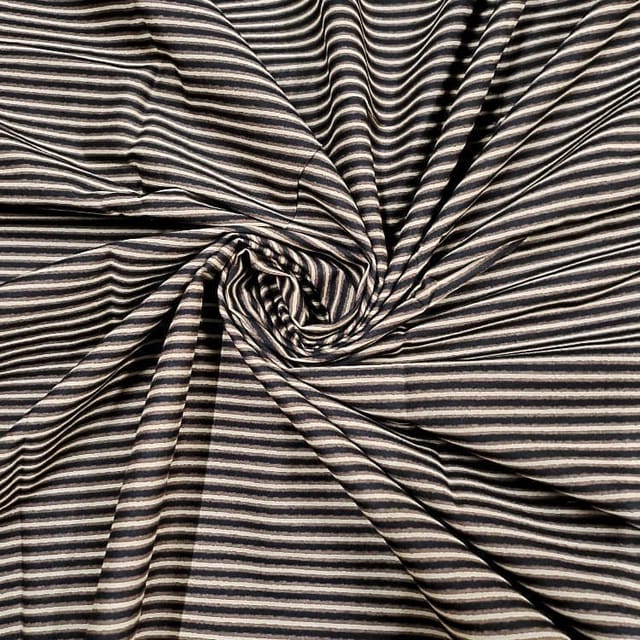 Black Colour Cotton Cambric Printed Fabric