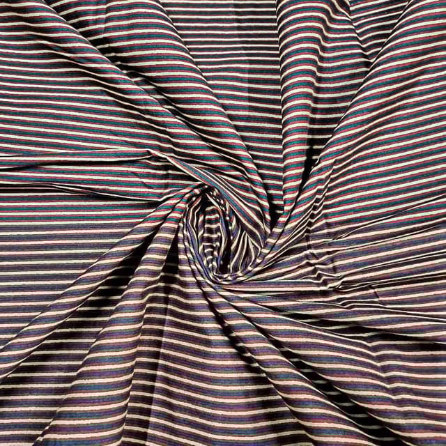 Maroon Colour Cotton Cambric Printed Fabric