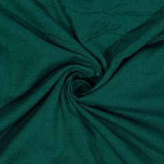 Rama Green Colour Rayon Slub Fabric