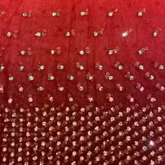 Ombre Net Sequins and Pearl Embroidered Fabric