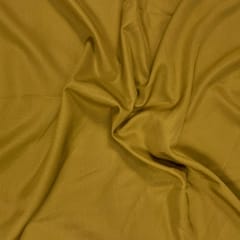 Olive Brown Colour Dyed Poly Crepe Fabric ( N204)