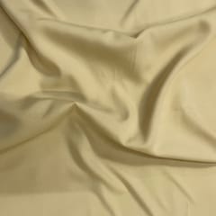 Cream Colour Dyed Poly Crepe Fabric (N174)