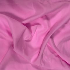 Baby Pink Colour Dyed Poly Crepe Fabric ( N18)