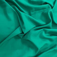 Rama Green Colour Dyed Poly Crepe Fabric (N13)