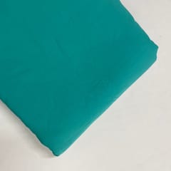 Teal Blue Colour Dyed Poly Crepe Fabric (N93)