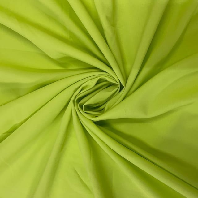 Lemon Yellow Colour Dyed Poly Crepe Fabric