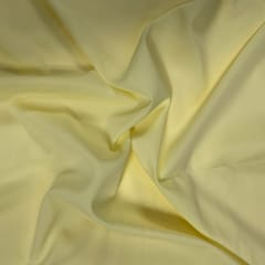Light Lemon Colour Dyed Poly Crepe Fabric (N163LL )