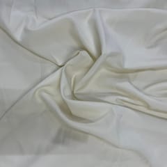 Light Beige Colour Dyed Poly Crepe Fabric (N55LL )