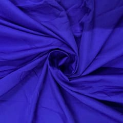 Royal Blue Colour Dyed Poly Crepe Fabric (N352 )