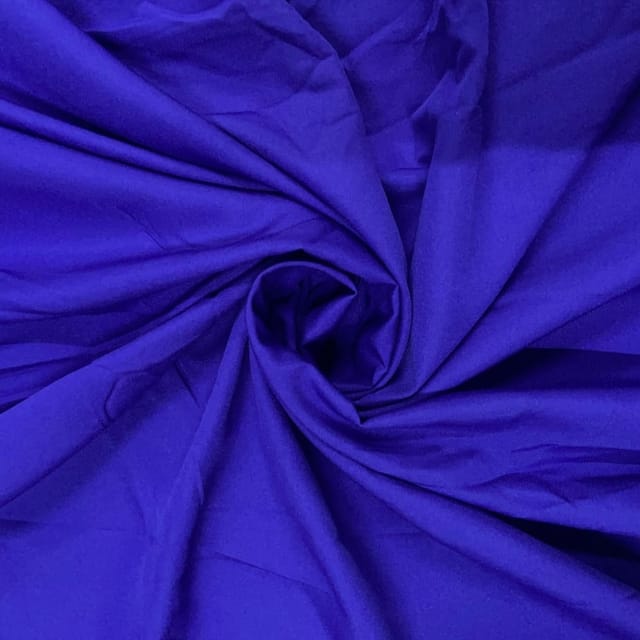 Royal Blue Colour Dyed Poly Crepe Fabric (N352 )
