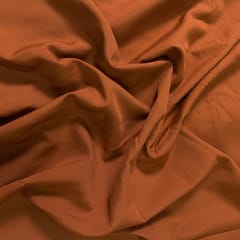 Brown Colour Dyed Poly Crepe Fabric (N112D)