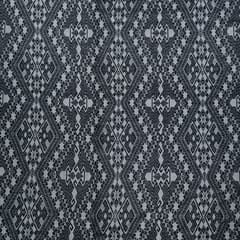 Black and White Colour Cotton Jacquard Fabric