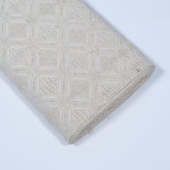 Dyeable Cotton Zari Jacquard Fabric