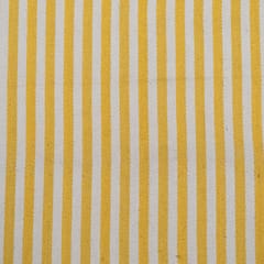 Yellow Colour Cotton Jacquard Fabric