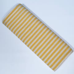 Yellow Colour Cotton Jacquard Fabric