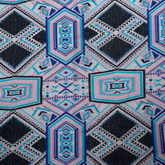 Multi Colour Cotton Jacquard Fabric