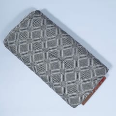 Multi Colour Cotton Zari Jacquard Fabric