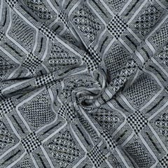 Multi Colour Cotton Zari Jacquard Fabric