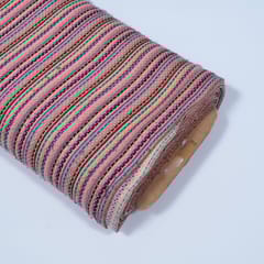 Multi Colour Cotton Jacquard Fabric