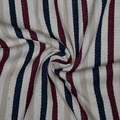 Multi Colour Cotton Jacquard Fabric
