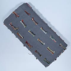 Multi Colour Cotton Jacquard Fabric