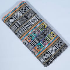 Multi Colour Cotton Jacquard Fabric